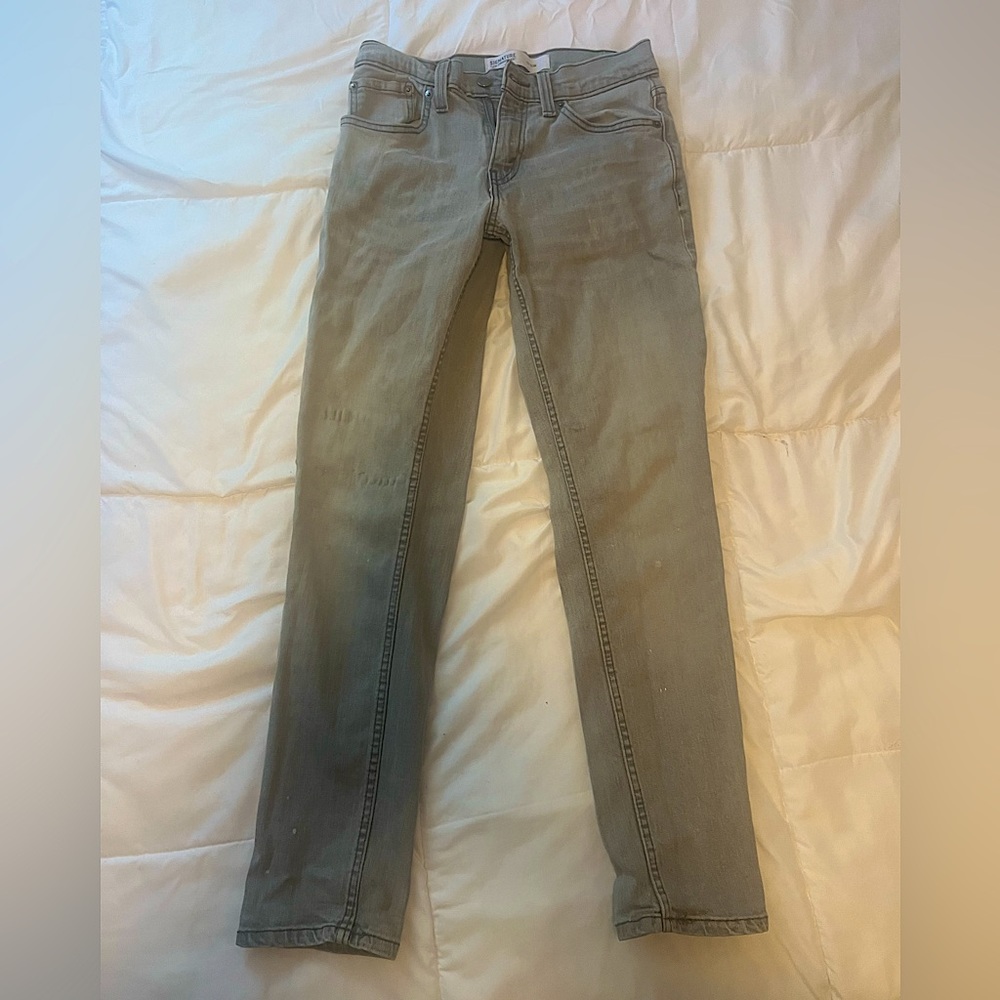 Mens Grey Levi Jeans S37 Slim